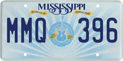 MS license plate MMQ396