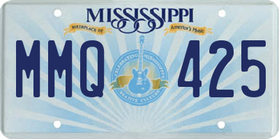 MS license plate MMQ425