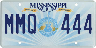 MS license plate MMQ444