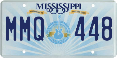 MS license plate MMQ448