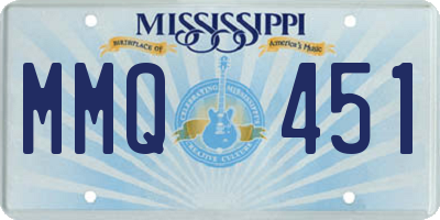 MS license plate MMQ451