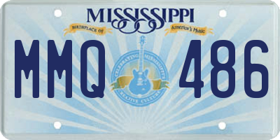 MS license plate MMQ486