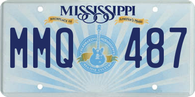 MS license plate MMQ487