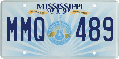 MS license plate MMQ489