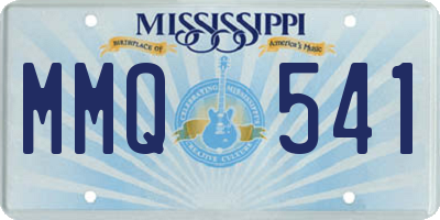 MS license plate MMQ541