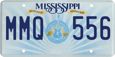 MS license plate MMQ556