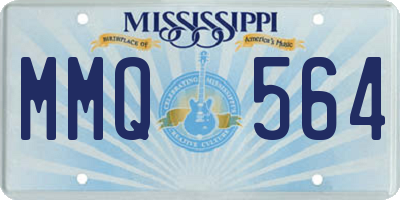 MS license plate MMQ564