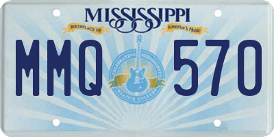 MS license plate MMQ570