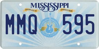 MS license plate MMQ595