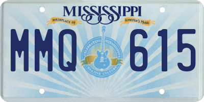 MS license plate MMQ615