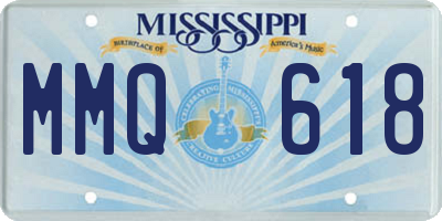 MS license plate MMQ618