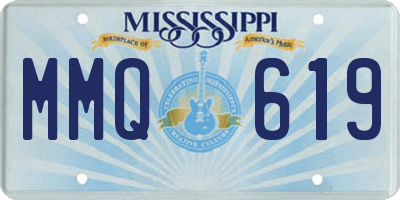 MS license plate MMQ619