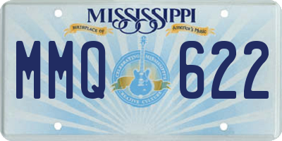 MS license plate MMQ622