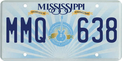 MS license plate MMQ638