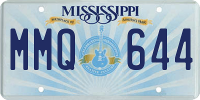 MS license plate MMQ644