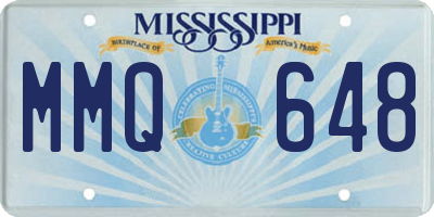 MS license plate MMQ648