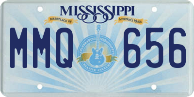 MS license plate MMQ656