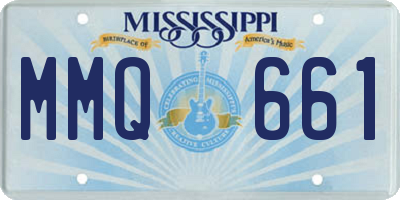 MS license plate MMQ661