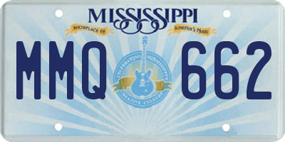 MS license plate MMQ662