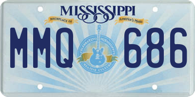 MS license plate MMQ686