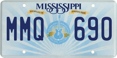 MS license plate MMQ690