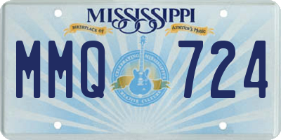 MS license plate MMQ724