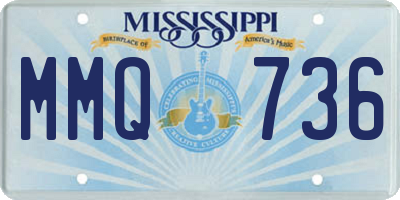 MS license plate MMQ736
