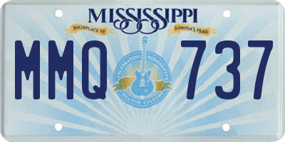 MS license plate MMQ737