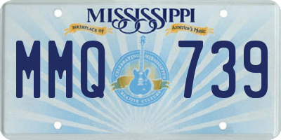 MS license plate MMQ739