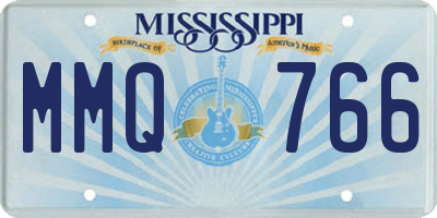 MS license plate MMQ766