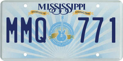 MS license plate MMQ771