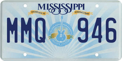 MS license plate MMQ946