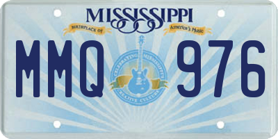 MS license plate MMQ976