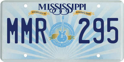 MS license plate MMR295