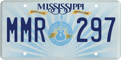 MS license plate MMR297