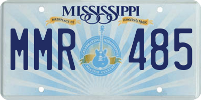 MS license plate MMR485