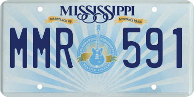 MS license plate MMR591