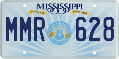 MS license plate MMR628