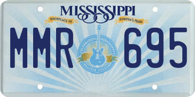MS license plate MMR695