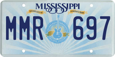 MS license plate MMR697