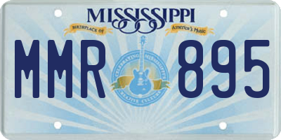 MS license plate MMR895
