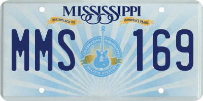 MS license plate MMS169