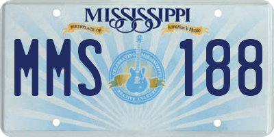 MS license plate MMS188