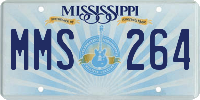 MS license plate MMS264
