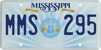 MS license plate MMS295
