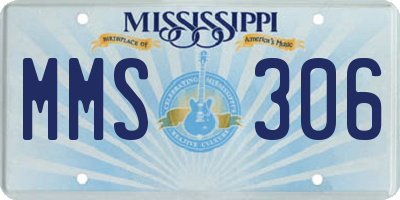 MS license plate MMS306