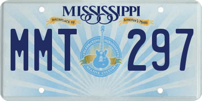 MS license plate MMT297
