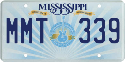 MS license plate MMT339