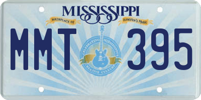 MS license plate MMT395
