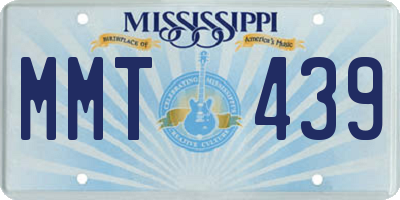 MS license plate MMT439
